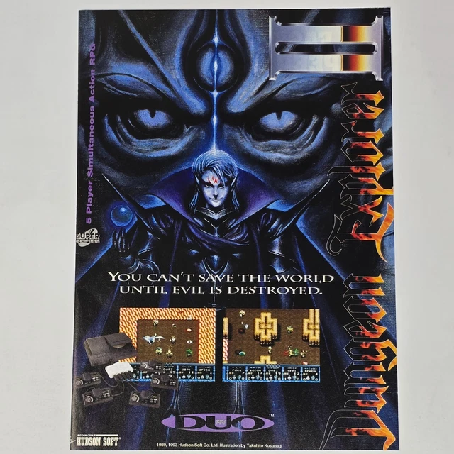 Dungeon Explorer II (2) Per PC Engine Super CD-ROM &ndash; Hudson Soft 1993 &ndash; Giapponese NTSC-J