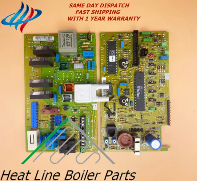 VAILLANT TURBOMAX VUW / THERMOCOMPACT VU GB 242/1E & 282/1E SET of PCB 's 130438