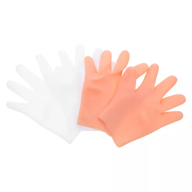 2 Pairs Sonnenschutz Feuchtigkeitsspendende Handschuhe Beauty-Handschuhe