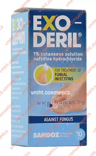 Exoderil Nail Treatment 1% Anti Fungus Antibacterial Toe Nail Solution 10ml