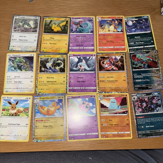 Pokmon 2025 McDonald's Complete Set  15 Cards, Umbreon, Roaring Moon,  Hydreigon Mcdonalds Pokemon 2021