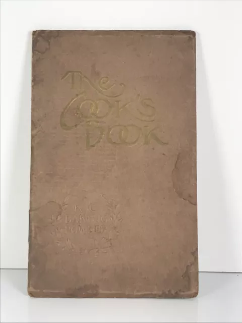 The Cook’s Book KC Baking Powder Recipe Book 1916 Booklet Jacques MFG Chicago