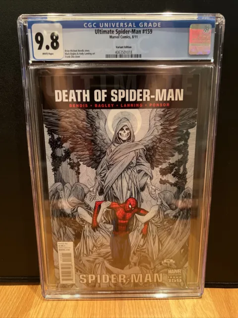 Ultimate Spider-man #159 CGC NM/M 9.8 White Pages 1:20 Cho Variant Marvel
