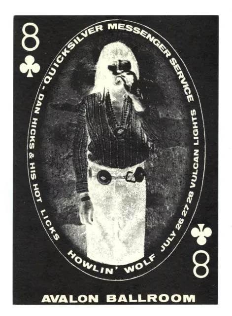 Quicksilver Messenger Service Postcard 1968 FamilyDog Avalon Ballroom FD130