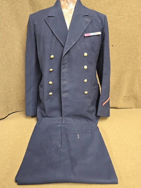 WWII US NAVY Chief Petty Officer Jacket and Pants with Patches, Ribbon ...