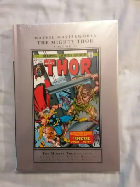 NEW!  Factory Sealed. MARVEL MASTERWORKS: THE MIGHTY THOR Vol 14. #229-241. HB.