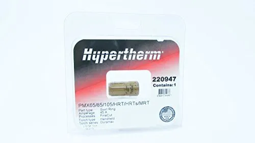 Hypertherm Powermax 65 & 85 Fine Cut Swirl Ring 220947, Pack of (1)