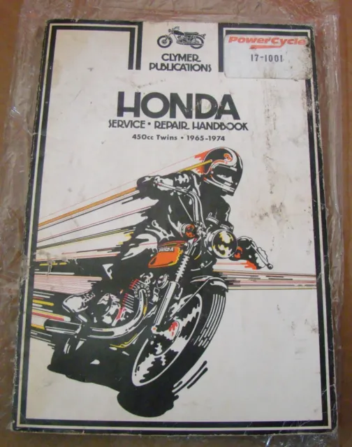 Honda Cb 450 Twins 1965/74 Service Repair Handbook Manuale Riparazione