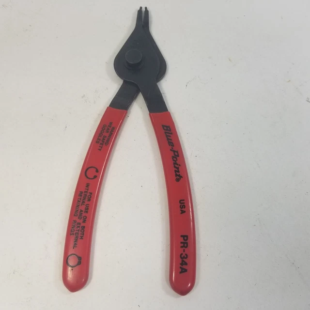 Blue-Point PR34A Straight Retaining Snap Ring Pliers Internal External USA