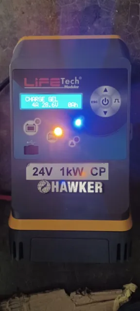 Chargeur hawker modular 24v. Pour batterie de traction type élévateur. Autolaveu