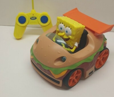 spongebob remote control krabby patty vehicle