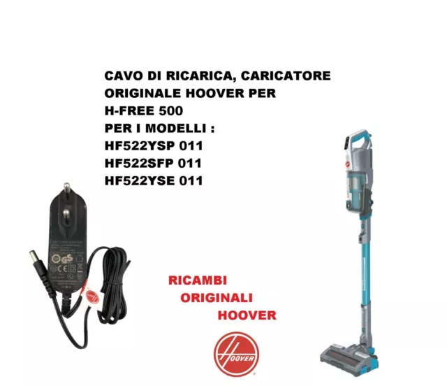 CARICA BATTERIA CAVO Di Ricarica Aspirapolvere H-Free 500 Hoover Hf522Sfp  011 EUR 33,80 - PicClick IT