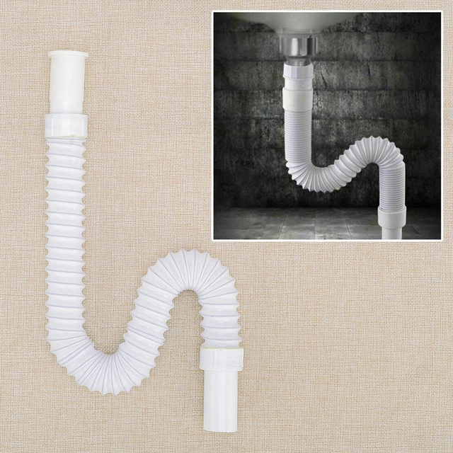 UNIVERSAL BATHROOM BASIN Kitchen Sink Flexible Waste Pipe Trap