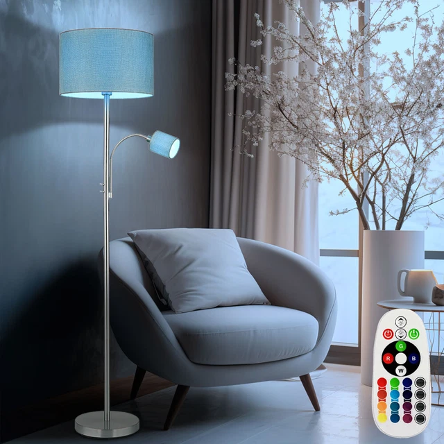 Lampadaire LED Salon Réglable RGB Lampadaire sur Pied avec Télécommande