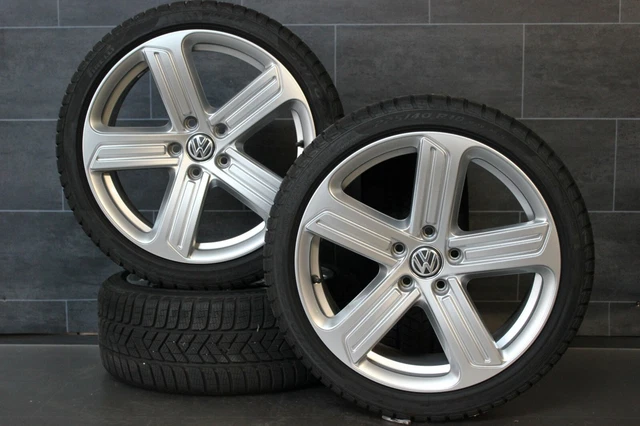 Original Vw Felgen 18 Zoll Golf 7 ORIGINAL VW GOLF 7 5G 6 5K R-Line Alufelgen 18 Zoll Winterreifen 225 40