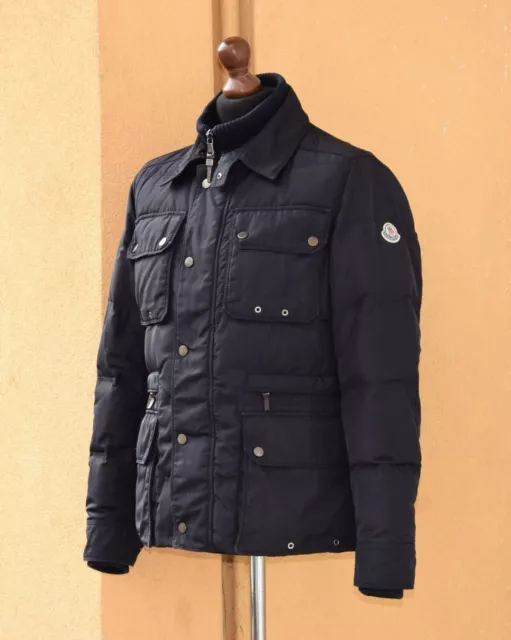 AUTHENTIC MEN'S VINTAGE MONCLER ARNAUD DOWN JACKET COAT Sz. 2  M /Slim P2P 21.5"