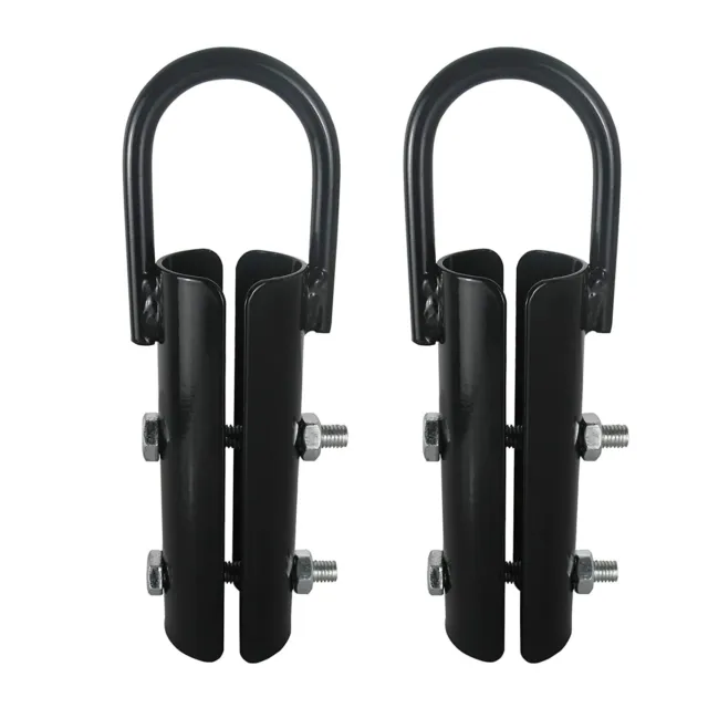 1 " Climbing Rope Clamp 2 Sets 1.5 Battle Rope Attachment Hook Accessories Rope