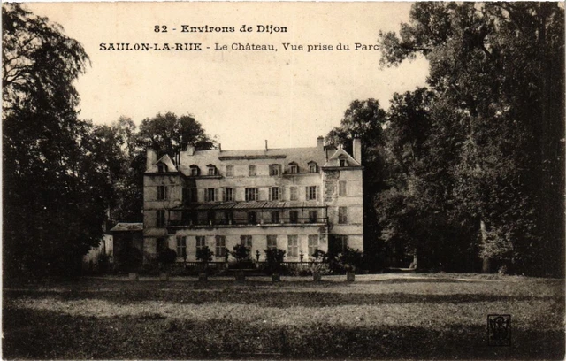 CPA AK Env. de DIJON - SAULON-la-Rue - Le Chateau. View of the Park (586218)
