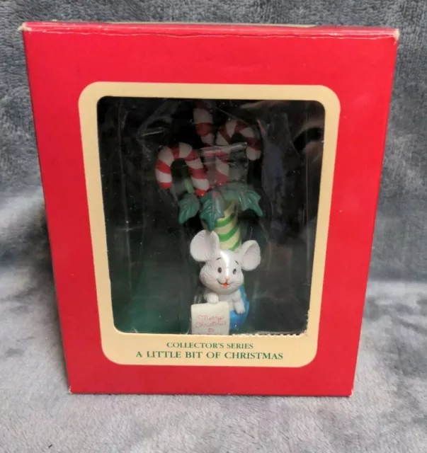 Carlton Cards Heirloom Collection Mouse Christmas Ornament Someone Special