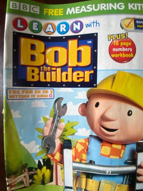 LEARN WITH BOB the Builder Cbeebies magazine comic Issue 75 2006 ...