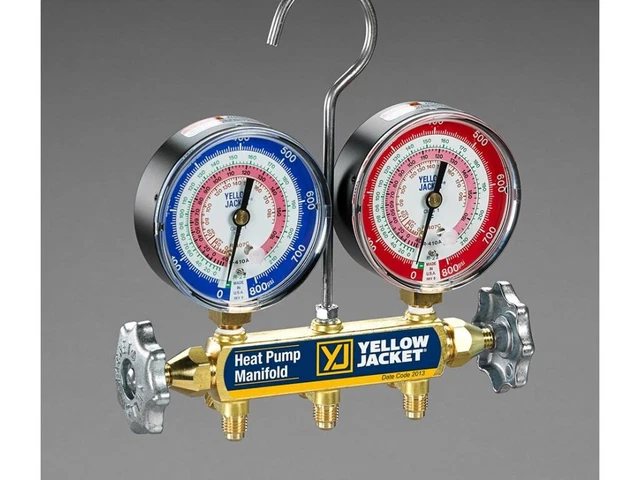 Yellow Jacket 42054-OB Analog Manifolds - Refrigerant Type: R-410A, Hose Length: