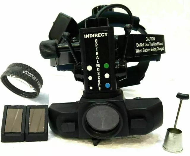 Oftalmoscopio indirecto binocular oftálmico de fondo de ojo con lente 20d
