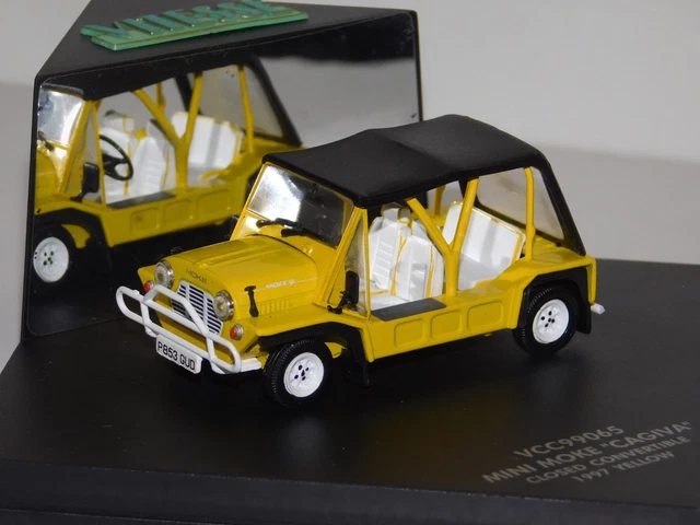 Vitesse VIT21155 Mini Moke Blanc RHD - avec 2 figurines 1/43 - UK