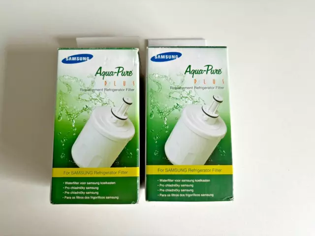 2X Samsung DA29-00003F Aqua Pure Plus Refrigerator Water Filter HAFIN1/EXP