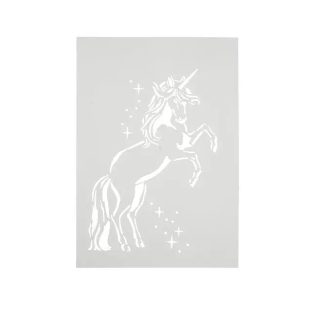 Efco Schablonen - Stencil transparent DIN A4 - Einhorn 1-teilig