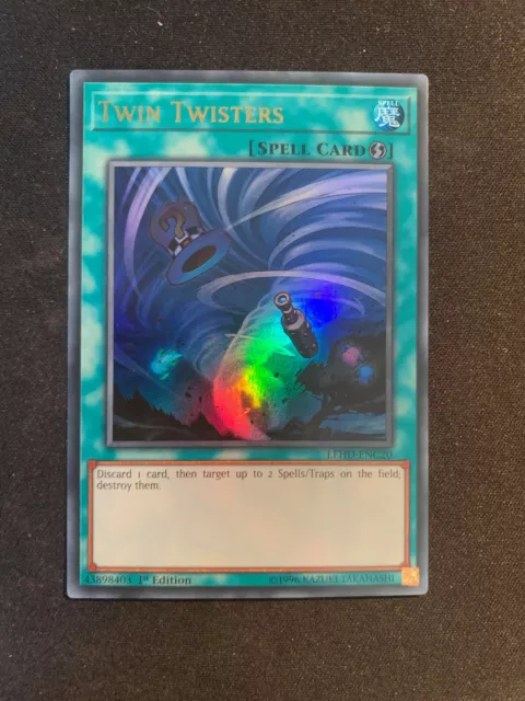 Twin Twisters - Ultra Rare - LEHD-ENC20 - Yu-Gi-Oh Card N/M