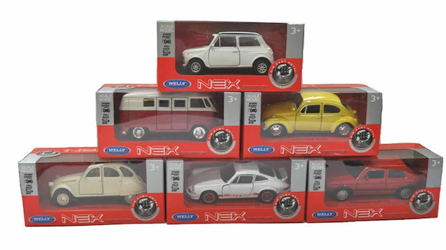 WELLY NEX 1 38 Scale Die Cast Metal Classic Cars Pull Back Go Action New Boxed 9.85 PicClick UK