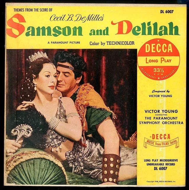 35MM FEATURE Samson and Delilah IB Stunning Technicolor NO VS 7 reels