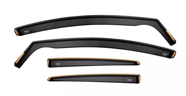 Wind Deflectors FOR HONDA JAZZ GE 2009-2013 5-doors 2009-2014 4-pc ISPEED Tinted