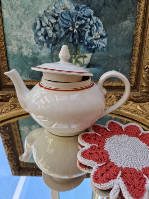 Lot De 6 Assiettes à Salade Vintage Porcelaine D'Auteuil – Motif Crudités