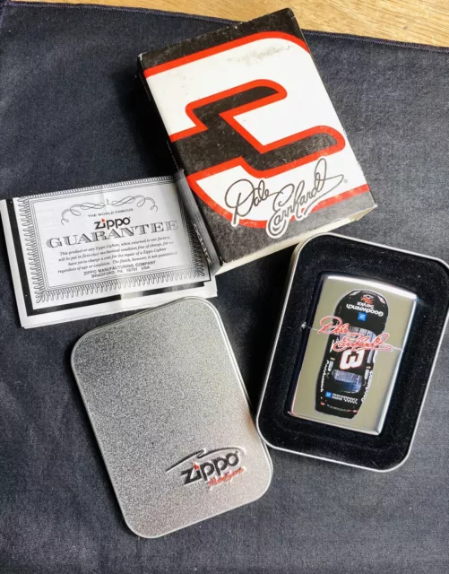 RARE Vintage Zippo DALE EARNHARDT #3 Car Top View GOODWRENCH UNFIRED SEALED MINT