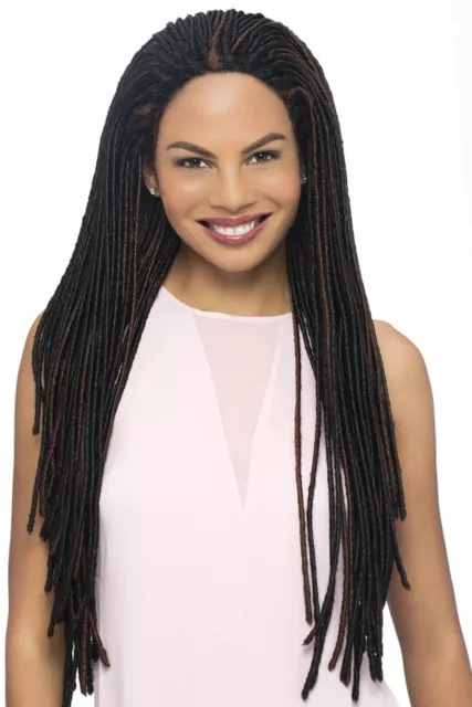 Vivica A Fox Natural Looking Dred Lock Lace Wig With Baby Hair