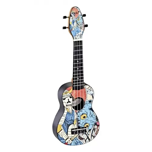 KEIKI - K2-SR - Pack ukulele soprano samurai