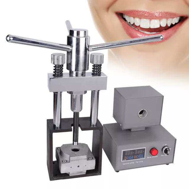 400W Dental Lab Manual Teeth Molding Injection Flexible Denture Machine