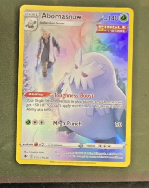 Abomasnow - TG01/TG30 Astral Radiance (Pokemon) Full Art Character Rare