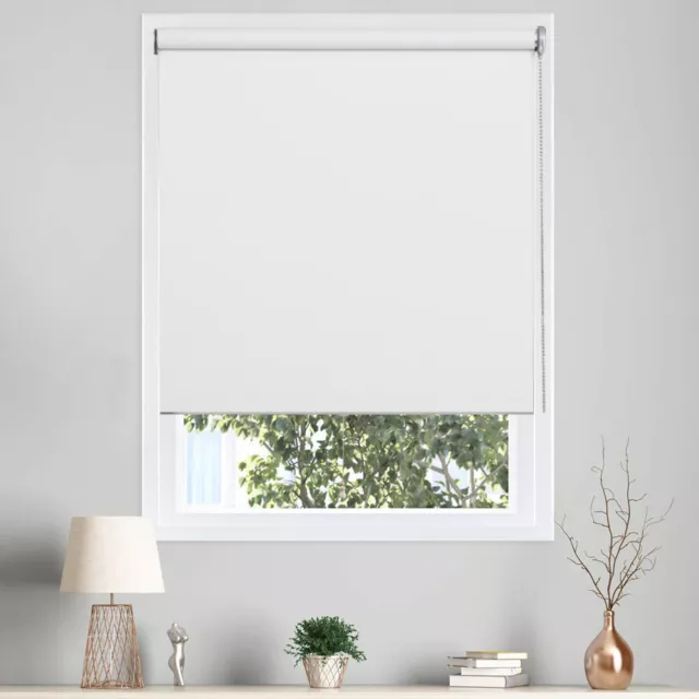 Room Darkening Roller Blinds 100% Blockout Thermal Window Blinds (60-210)x220 cm 2