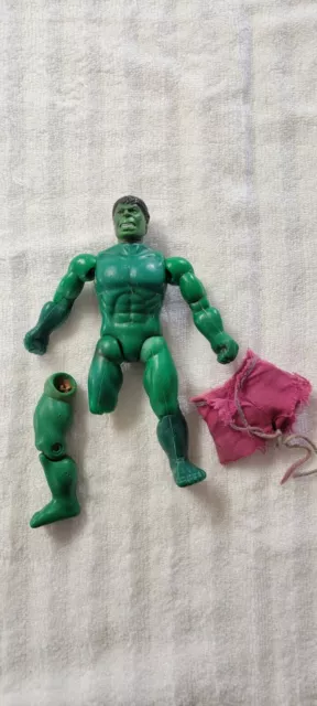 Vintage 1974 Mego Marvel INCREDIBLE HULK Action Figure WGSH 8" For PARTS REPAIR