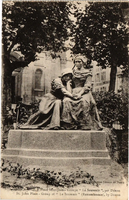 CPA Nancy-Place Saint Jean-Groupe "Le Souvenir" (188180)