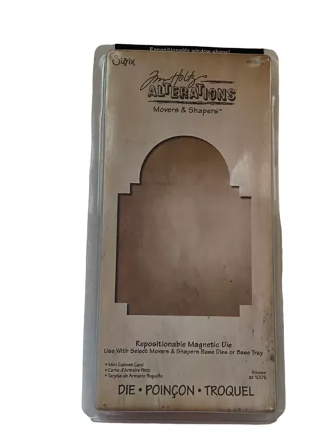 Mini tarjeta de gabinete Sizzix Tim Holtz Alterations troquelados motores y modeladores