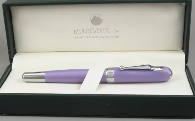 MONTEVERDE RODEO DRIVE Iridescent Purple Fountain Pen - New $85 Pen, No ...