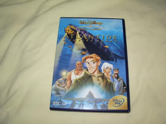 " Dvd Atlantide L Empire Perdu  N 61 Walt Disney Losange Jaune