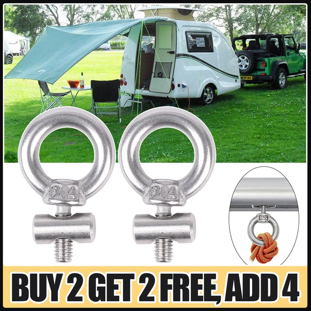 AWNING RAIL STOPPERS VW Caravan Motorhome Campervan STAINLESS STEEL