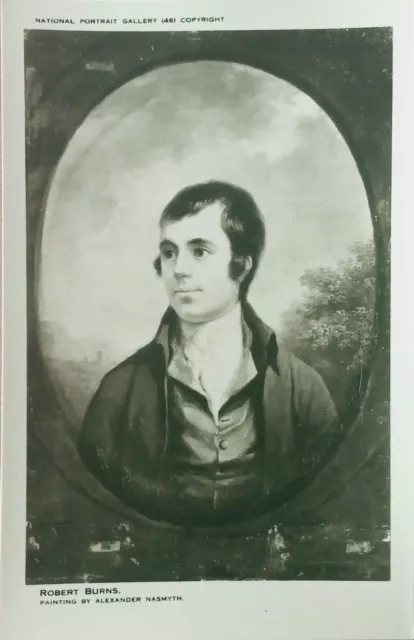 Postcard Robert Burns Portrait