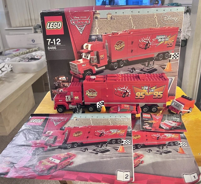 LEGO CARS 8486 VERY RARE Macks Team Truck With Box Instructions