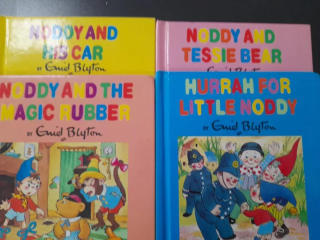 Noddy Book Bundle x5 including Brilliant Pop up book 1990’s VGC 2