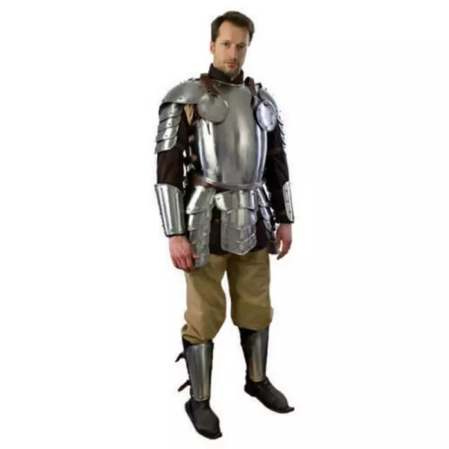 Costume medievale completo di armatura Warrior LARP indossabile Fantasy Cosplay